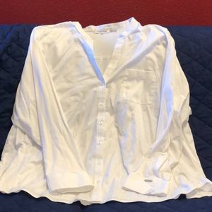 Calvin Klein 3x white long-sleeved dress shirt